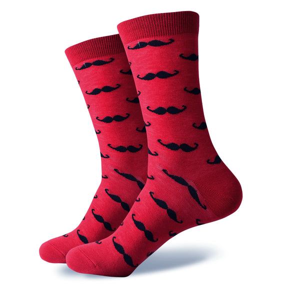 Mustache Socks