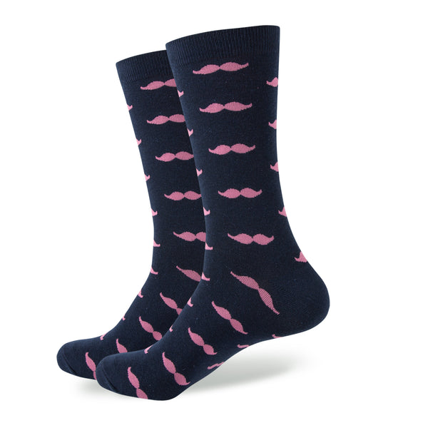 Mustache Socks